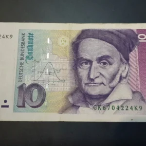 Bancnotă 10 Deutche Mark 1993, GERMANIA, FI