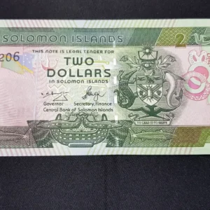 Bancnotă 2 Dollars ND, INS. SOLOMON, UNC