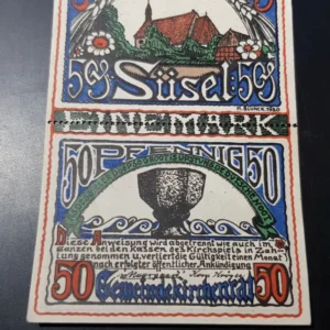 Notgeld 1 Mark 1920, GERMANIA-Susel, XF