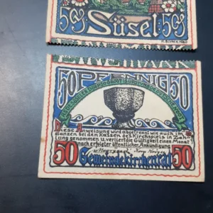 Notgeld 1 Mark 1920, GERMANIA-Susel, VF