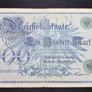 Bancnotă 100 Mark 1908, GERMANIA, VG