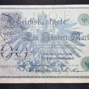 Bancnotă 100 Mark 1908, GERMANIA, FI