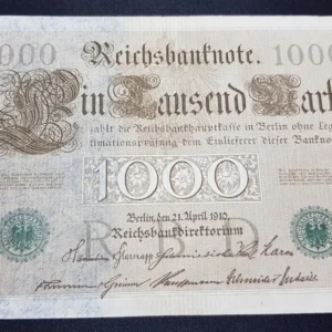 Bancnotă 1.000 Mark 1910, GERMANIA, FI