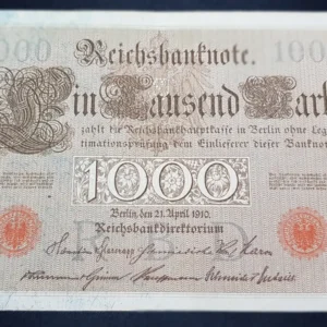 Bancnotă 1.000 Mark 1910, GERMANIA, VF