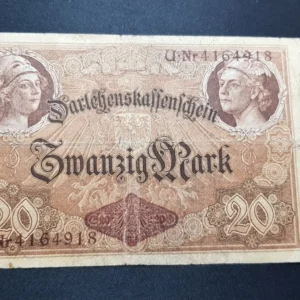 Bancnotă 20 Mark 1908, GERMANIA, VG
