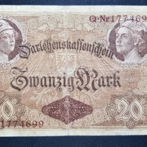 Bancnotă 20 Mark 1914, GERMANIA, FI