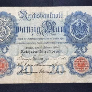Bancnotă 20 Mark 1914, GERMANIA, VG