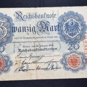 Bancnotă 20 Mark 1914, GERMANIA, FI
