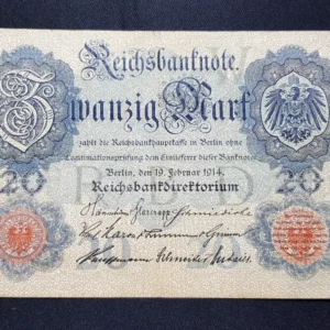 Bancnotă 20 Mark 1914, GERMANIA, FI