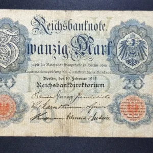 Bancnotă 20 Mark 1914, GERMANIA, VG