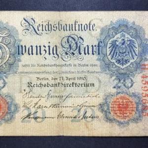Bancnotă 20 Mark 1910, GERMANIA, VG