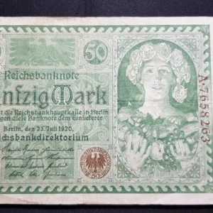 Bancnotă 50 Mark 1920, GERMANIA, FI