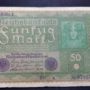 Bancnotă 50 Mark 1919, GERMANIA, VG