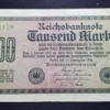 Bancnotă 1.000 Mark 1922, GERMANIA, FI