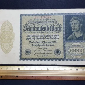 Bancnotă 10.000 Mark 1922, GERMANIA, VG
