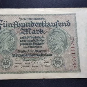 Bancnotă 500.000 Mark 1923, GERMANIA, FI
