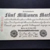 Bancnotă 5.000.000 Mark 1923, GERMANIA, VF