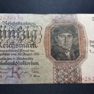 Bancnotă 50 Mark 1924, GERMANIA, G