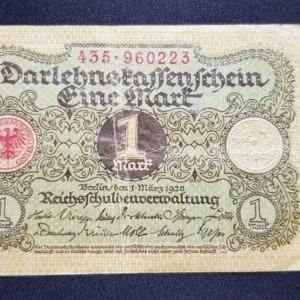 Bancnotă 1 Mark 1920, GERMANIA, FI