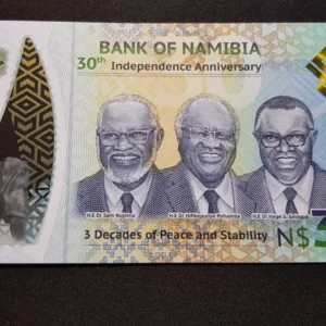 Bancnotă comemorativă 30 Dollars 2020, NAMIBIA, UNC