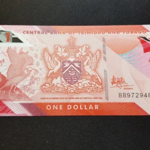 Bancnotă 1 Dollar 2020, TRINIDAD & TOBAGO, UNC