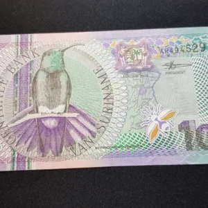 Bancnotă 10 Gulden 2000, SURINAM, XF