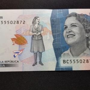 Bancnotă 2.000 Pesos 2018, COLUMBIA, UNC