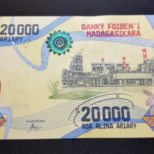 Bancnotă 20.000 Ariary 2017, MADAGASCAR, UNC