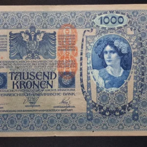 Bancnotă 1.000 Kronen 1920, AUSTRIA, VG