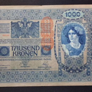 Bancnotă 1.000 Kronen 1920, AUSTRIA, VG