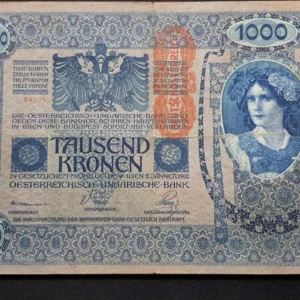 Bancnotă 1.000 Kronen 1920, AUSTRIA, G