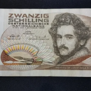 Bancnotă 20 Schilling 1986, AUSTRIA, FI