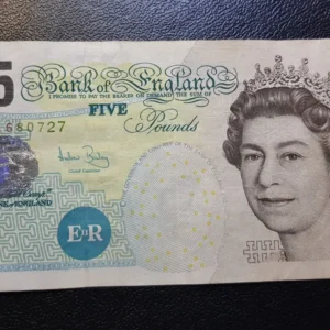 Bancnotă 5 Pounds 2004, ANGLIA, VF