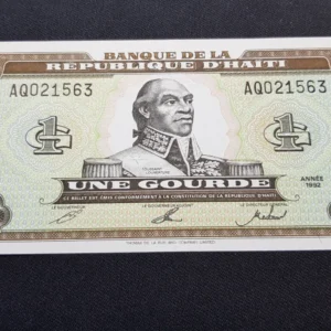 Bancnotă 1 Gourde 1992, HAITI, UNC