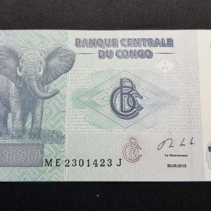Bancnotă 100 Francs 2013, CONGO, UNC
