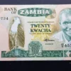 Bancnotă 20 Kwacha ND, ZAMBIA, UNC