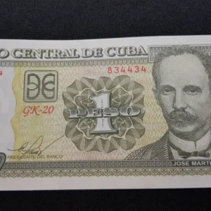 Bancnotă 1 Peso 2010, CUBA, UNC