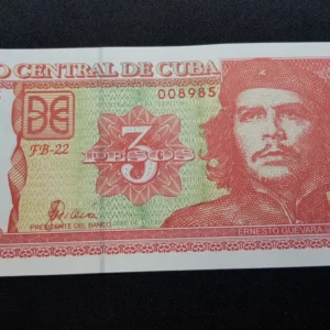 Bancnotă 3 Peso 2005, CUBA, UNC