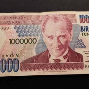 Bancnotă 1.000.000 Lira 1995, TURCIA, VF