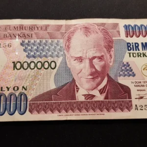 Bancnotă 1.000.000 Lira 1995, TURCIA, VF