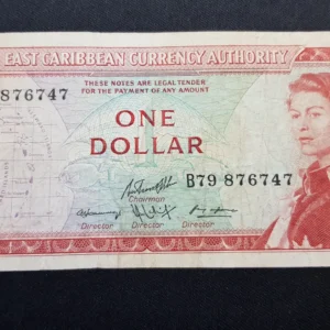 Bancnotă 1 Dollar 1974, STATELE EST CARAIBIENE, FI
