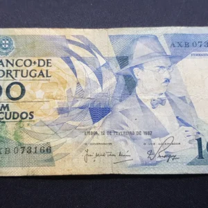 Bancnotă 100 Escudos 1987, PORTUGALIA, FI