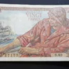 Bancnotă 20 Francs 1942, FRANȚA, FI