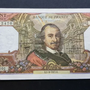 Bancnotă 100 Francs 1977, FRANȚA, VG