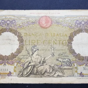 Bancnotă 100 Lire 1935, ITALIA, VG
