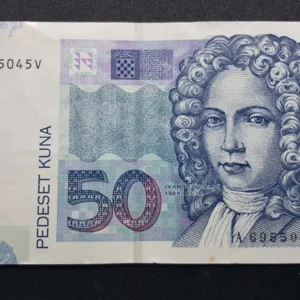 Bancnotă 50 Kuna 2012, CROATIA, VF
