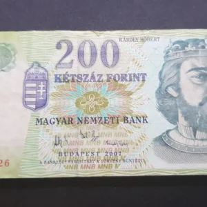 Bancnotă 200 Forint 2007, UNGARIA, FI