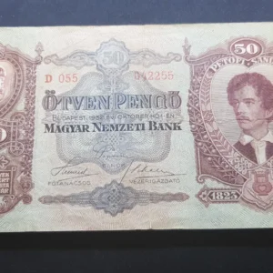 Bancnotă 50 Pengő 1932, UNGARIA, VG