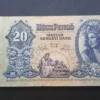 Bancnotă 20 Pengő  1941, UNGARIA, FI