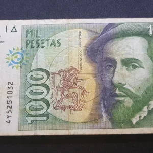 Bancnotă 1.000 Pesetas 1992, SPANIA, FI